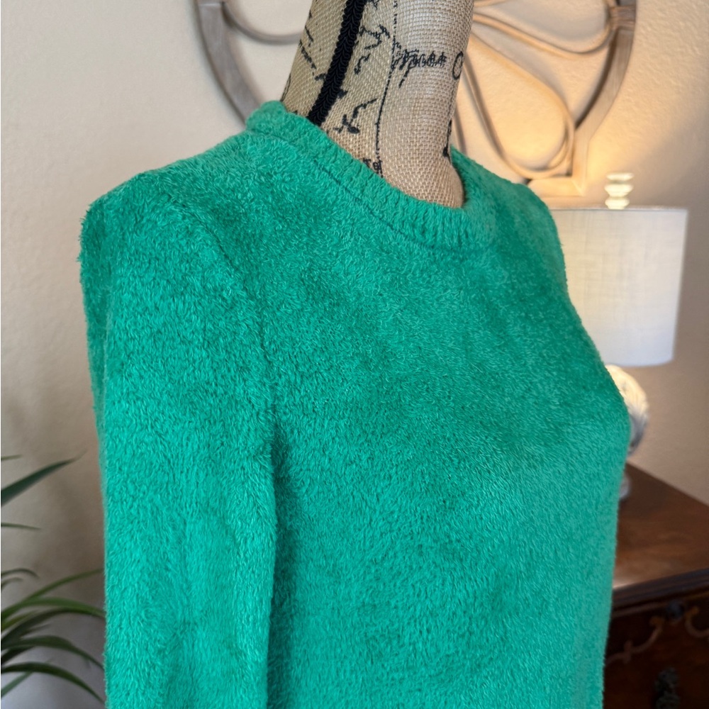 Style & Co. Kelly Green Chenille Women's Sweater - Picture 4 of 13